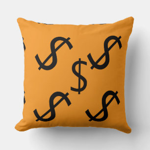 Duo Tone Dollar $ign Kissen