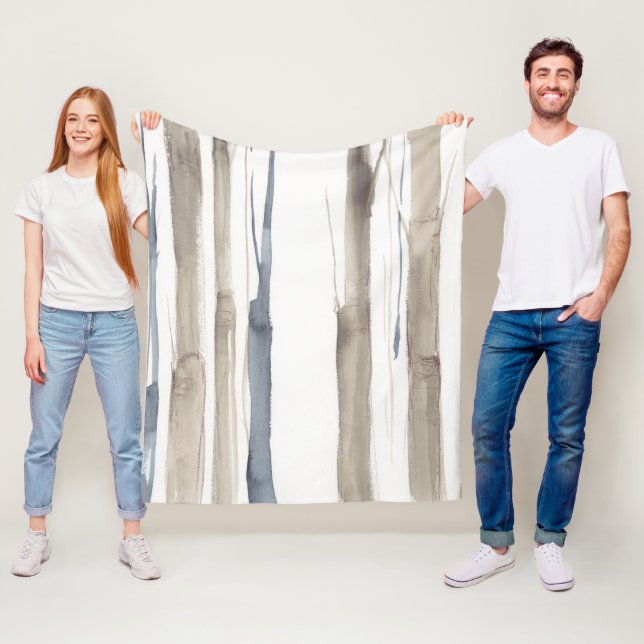 Duo Tone Trees II Fleecedecke (Beispiel)