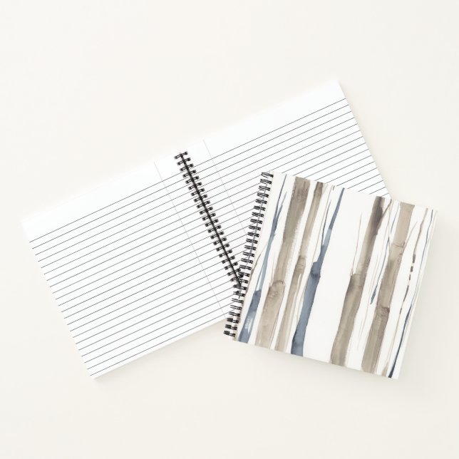 Duo Tone Trees II Notizbuch (Innenseite)