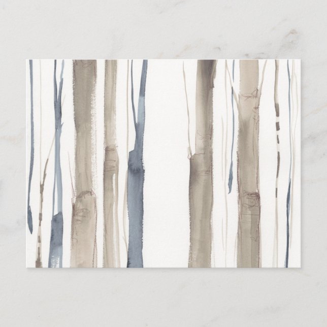 Duo Tone Trees II Postkarte (Vorderseite)