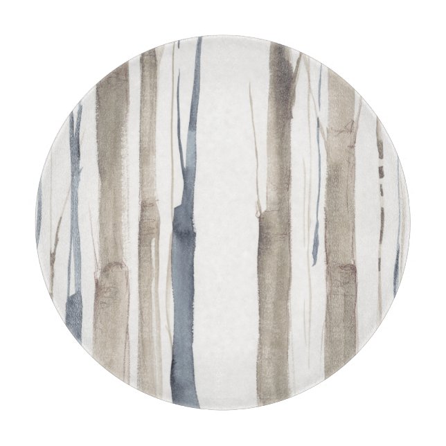 Duo Tone Trees II Schneidebrett (Vorderseite)