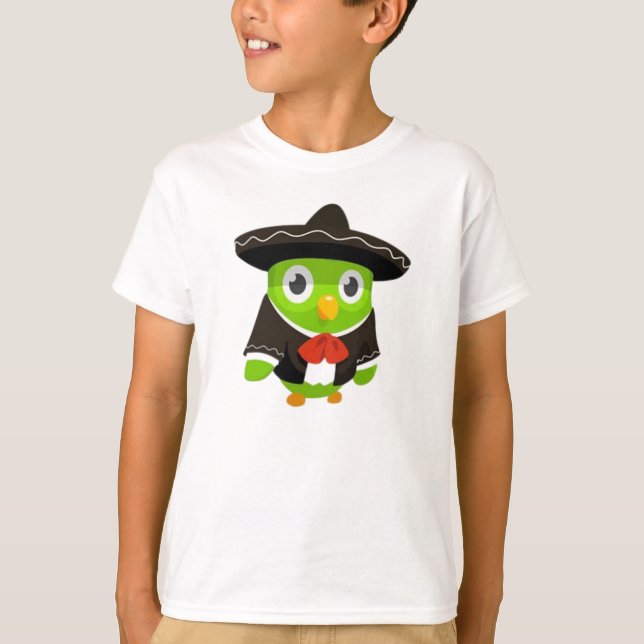 Duolingo für Spanisch T-Shirt (Vorderseite)