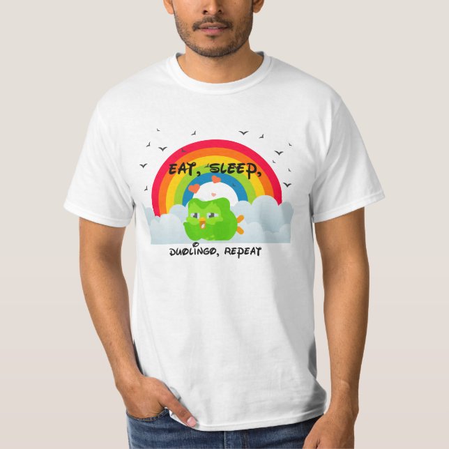 Duolingo T-Shirt (Vorderseite)