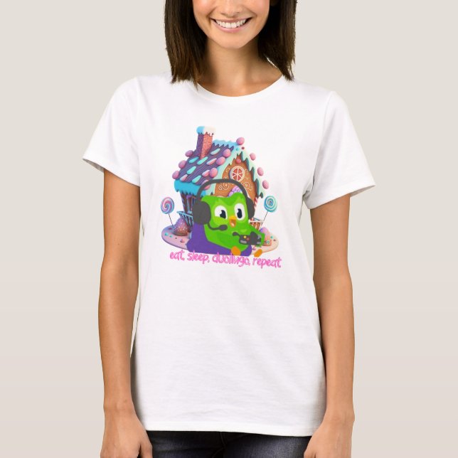 Duolingo T-Shirt (Vorderseite)