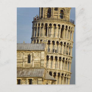 Duomo and Leaning Tower, Pisa, Toskana, Italien Postkarte