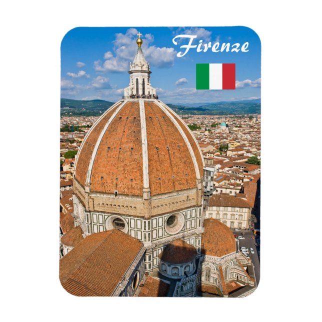 Duomo Basilica di Santa Maria del Fiore - Florenz Magnet (Vertikal)