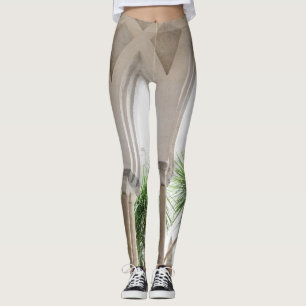 Duomo di Amalfi Garden #1 #travel #wall #art Leggings