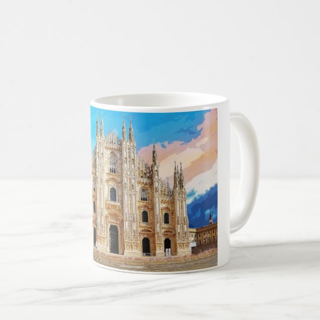 Duomo di Milano Church Milano Italien #2 Kaffeetasse (VorderseiteRechts)