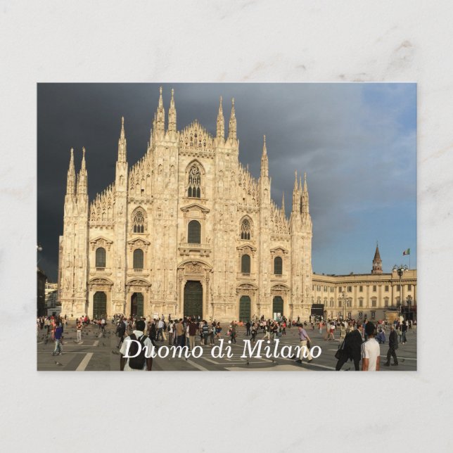 Duomo do Milano Mailand Italien Sacro Cathedral Postkarte (Vorderseite)