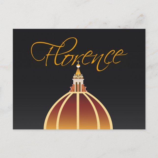 Duomo horizontale Postkarte (Vorderseite)