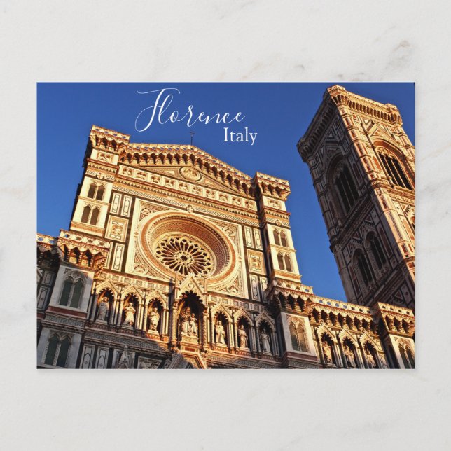 Duomo in Florenz, Italien Postkarte (Vorderseite)