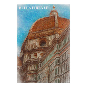 ** DUOMO Kirche AP12 Florenz Italien Poster Floren