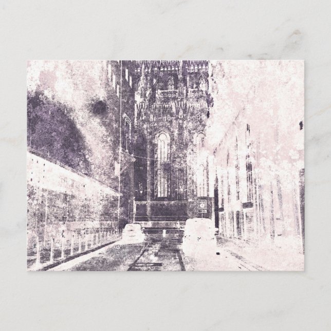 Duomo Milan Europe Postkarte (Vorderseite)