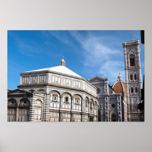 Duomo und Baptistry, Florenz-Poster Poster