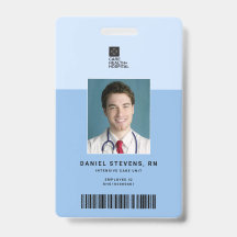 Duoton Medical Staff ID + Barcode Vertikal
