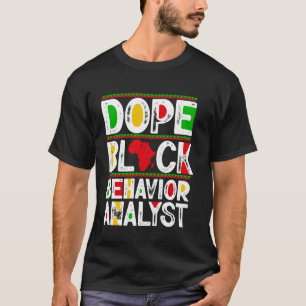 Duper schwarzer Verhaltensanalytiker T-Shirt