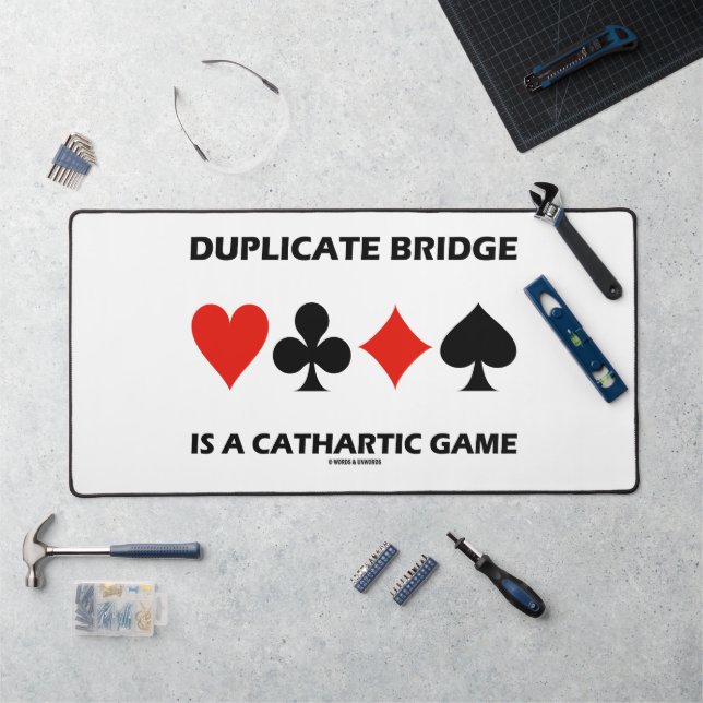 Duplikatbrücke ist ein kathartischer Game-Card-Anz Schreibtischunterlage (Arbeitsplatz)