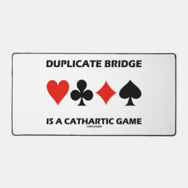 Duplikatbrücke ist ein kathartischer Game-Card-Anz Schreibtischunterlage