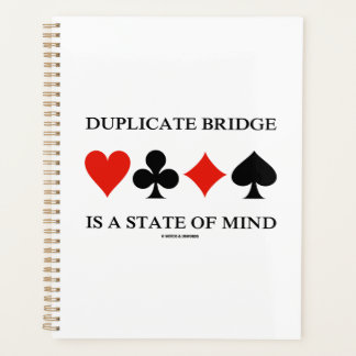 Duplikatbrücke ist ein Staat von Mind-Card-Anzügen Planer