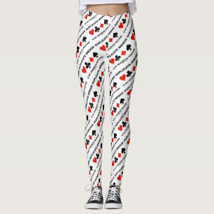 Duplikatbrücke ist mein Lieblingspasskarten-Anzug Leggings