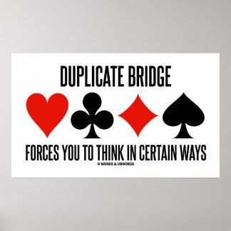 Duplikate Bridge zwingt Sie, in bestimmten Bereich Poster