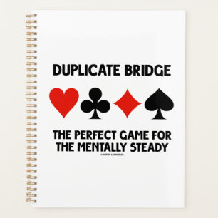 Duplizierbridge perfektes Spiel für mentally Stea Planer