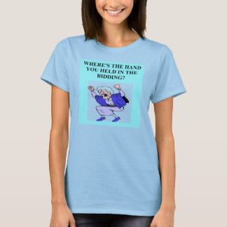 Duplizieren des Bridge-Spiels T-Shirt