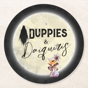 Duppies und Daiquiris Halloween Paper Untersetzer
