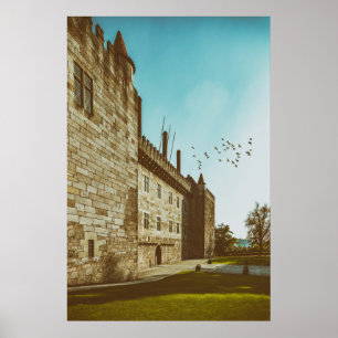 Duques of Braganza Palace, Guimaraes, Portugal. Poster