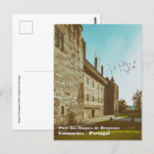 Duques of Braganza Palace, Guimaraes, Portugal. Postkarte
