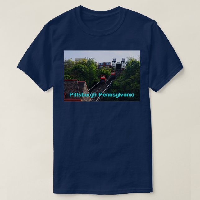 Duquesne Incline Pittsburgh Pennsylvania T-Shirt (Design vorne)