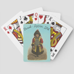 "Durak (Russe:) Дурак, IPA " Spielkarten