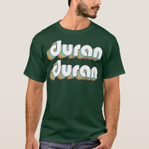 Duran Retro Typografie Faded Style T-Shirt