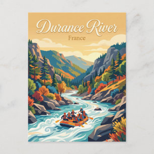 Durance Fluss, Frankreich Postkarte