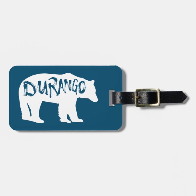 Durango Bear Gepäckanhänger (Vorderseite horizontal)
