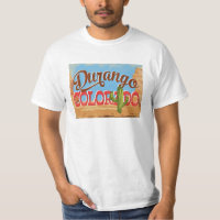 Durango Colorado Cartoon Desert Vintage Travel