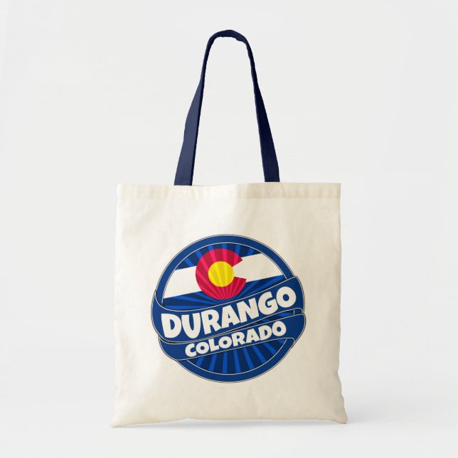 Durango Colorado Fahne platzte Tasche (Vorne)