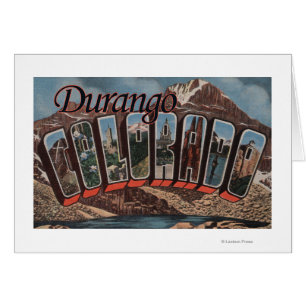 Durango, Colorado - große Buchstabe-Szenen