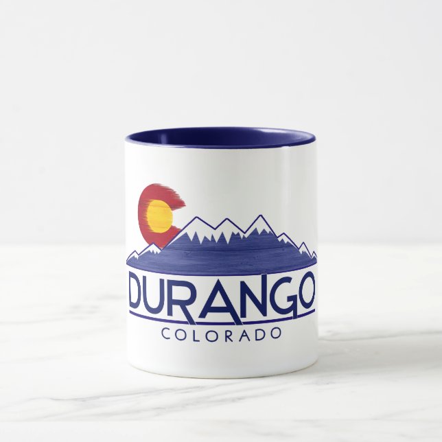 Durango Colorado Holzmountains Tasse (Zentrum)