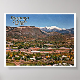 DURANGO COLORADO POSTER
