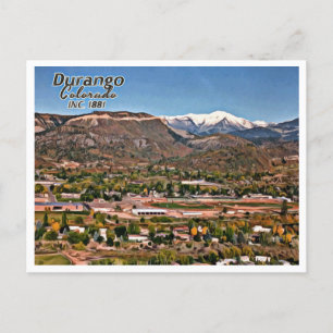 DURANGO COLORADO POSTKARTE