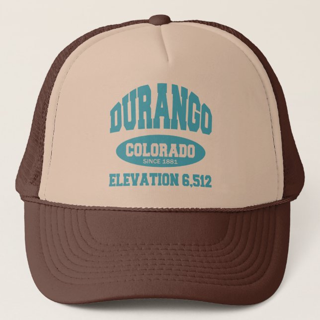 Durango, Colorado Truckerkappe (Vorderseite)