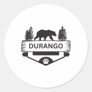 Durango Colorado Wildtiere Bären Wandern Camping S Runder Aufkleber