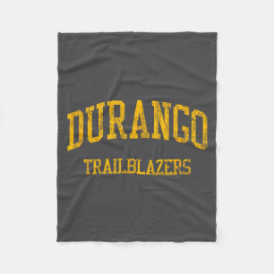 Durango High School Hs Las Vegas Nv Vintage Srts Fleecedecke