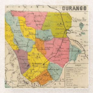 Durango, Mexiko Glasuntersetzer