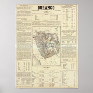 Durango, Mexiko Poster