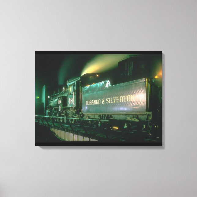 Durango & Silverton No_Steam Trains Leinwanddruck (Vorderseite)