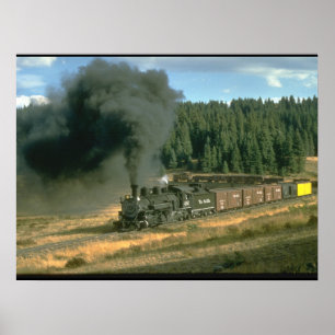 Durango- u. Silvertonnein Züge 480_Steam Poster