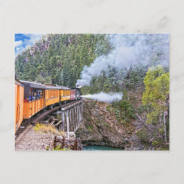 Durango und Silverton Bahn Locomotive Blowdown Postkarte