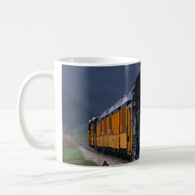 Durango und Silverton, Dampf-Zug-Tasse Kaffeetasse (Links)